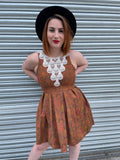 1990s Birds of Paradise Mini Dress. UK 10.