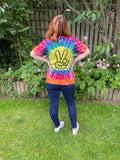 1990s The Fam Jam Peace Tie Dye Tee. UK 8-14.