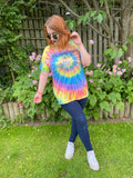 1990s Baldwin Dental Group Tie Dye Tee. UK 10-18.