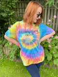 1990s Baldwin Dental Group Tie Dye Tee. UK 10-18.