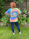 1990s Baldwin Dental Group Tie Dye Tee. UK 10-18.