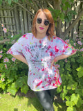1990s Extended Day Tie Dye Tee. UK 16-22.