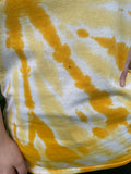 1990s Berry Elementary Jaguars Tie Dye Tee. UK 10-16.