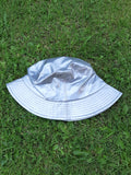00s Silver PU Bucket Hat.