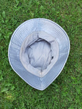 00s Silver PU Bucket Hat.