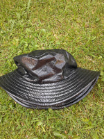 00s Black PU Bucket Hat.