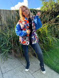 1980s Funky Geometric Ski Jacket. UK 12-18.