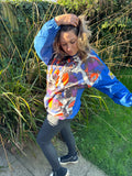 1980s Funky Geometric Ski Jacket. UK 12-18.