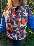1980s Funky Geometric Ski Jacket. UK 12-18.