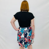 1980s Yessica C&A Ships Ahoy Funky Culottes. UK 8.