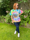 1990s South Salem School Tie Dye Tee. UK 10-16.