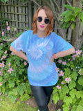 1990s Puppie Love Tie Dye Tee. UK 10-18.