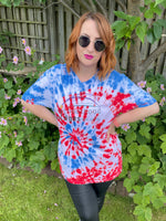 00s Neighbourhood Bridges New Albany Tie Dye Tee. UK 12-20.