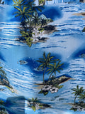 1980s Tropical Paradise Oversized Shirt. UK 12-18.