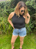 Levi's Denim Cut Off Shorts. UK 14-16.