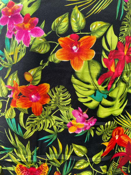 Neon tropical outlet dress