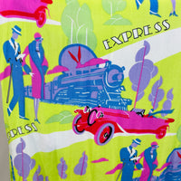 1980s Neon Roaring 20s Express Skirt. UK 10-12.